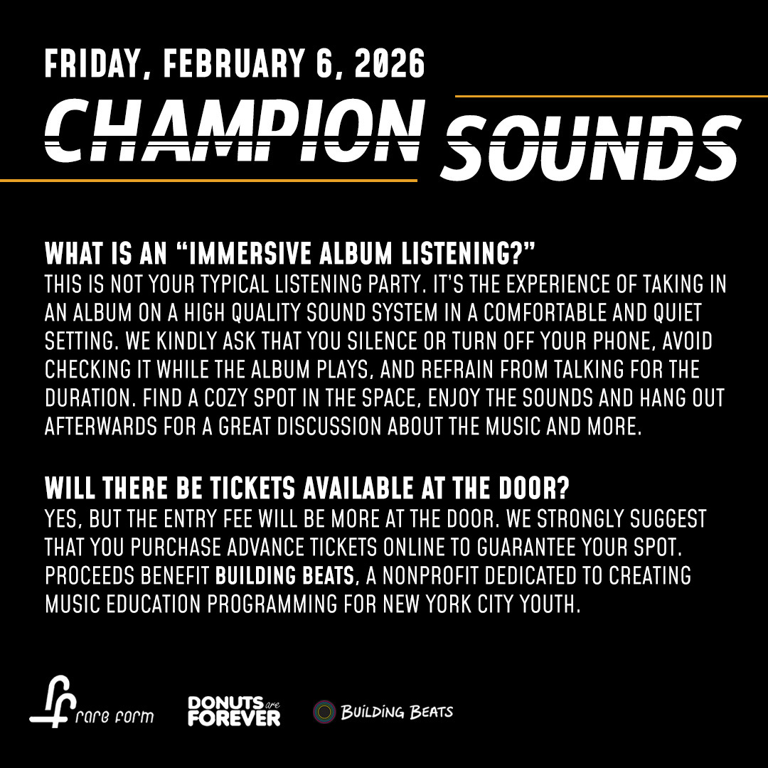 DonutsRForever's tweet photo. NYC: tonight we'll be listening to Donuts in full (on the eve of its 20th anniversary and J Dilla's b-day) on a nightclub-grade soundsystem at @bricbrooklyn. This is an all ages event, 7-10pm. Limited space available. 

Cop tix here: https://t.co/ZfwBRTZfML https://t.co/mQNn8Q8PYV