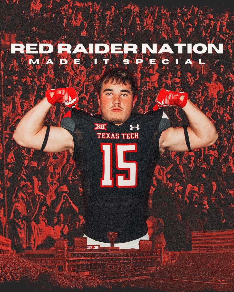 Red Raider Nation stayed solid all season. Grateful for the support, the energy, and the belief that helped make this year special. redraiderclub.com/support