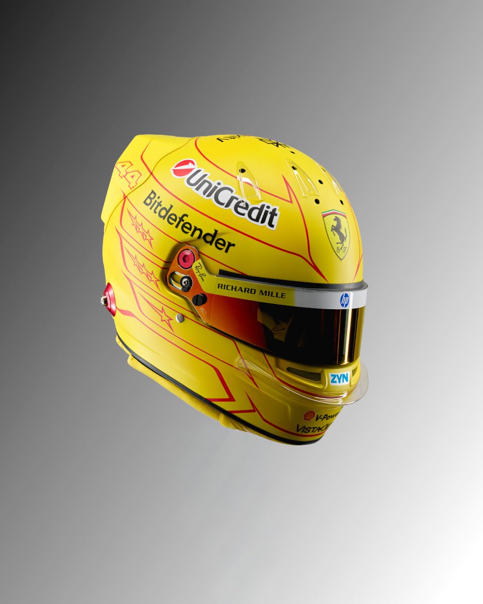 ScuderiaFerrari's tweet image. The helmet pics you didn’t know you needed to see 🔥