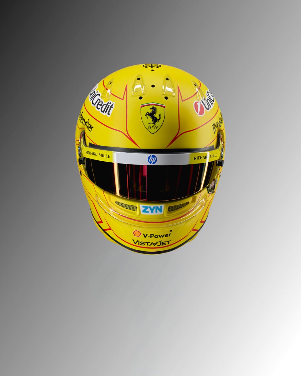 ScuderiaFerrari's tweet image. The helmet pics you didn’t know you needed to see 🔥