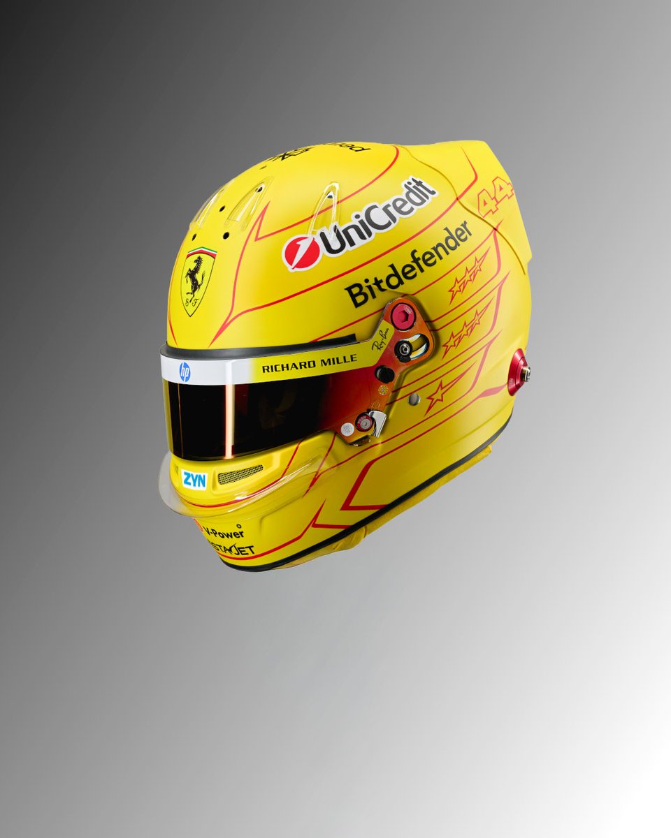 ScuderiaFerrari's tweet image. The helmet pics you didn’t know you needed to see 🔥