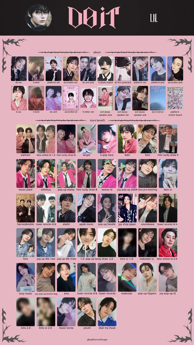 스트레이키즈 Stray Kids DO IT photocard wishlist . template updated

Good quality: drive.google.com/drive/folders/…
DO IT 한 Han 필릭스 Felix 승민 Seungmin I.N.
