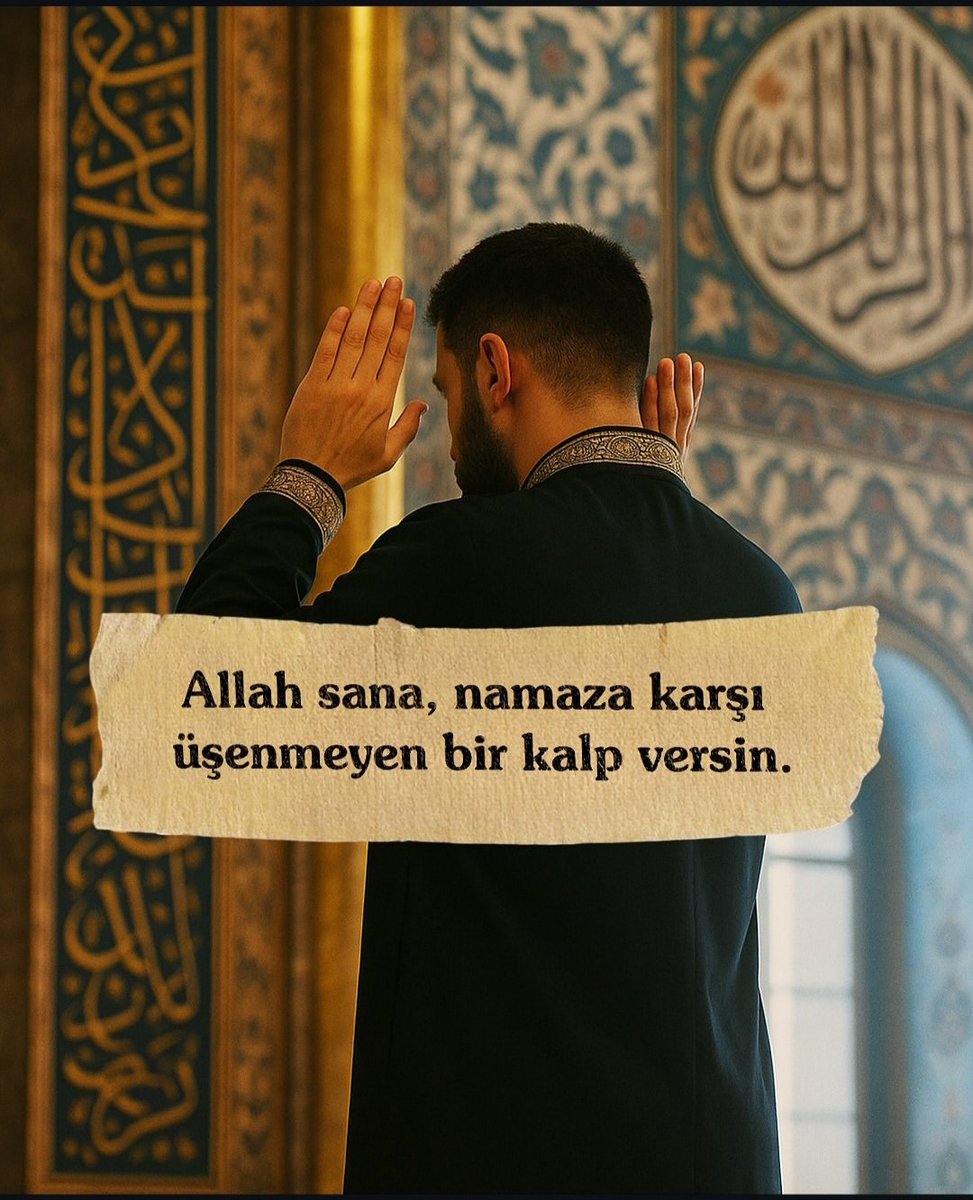 Haletihissiyat's tweet photo. Allah sana, namaza karşı üşenmeyen bir kalp versin. https://t.co/u9gl3B6bQC