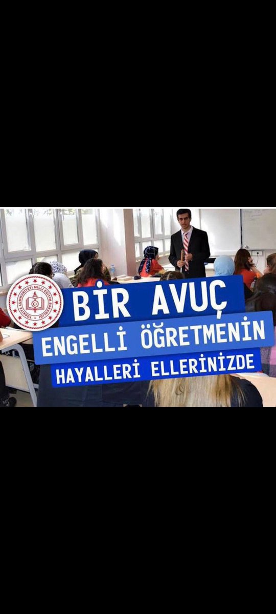 Bir avuç Engelli Öğretmeni daha fazla bekletmeyin lütfen.🌸Şubat bizim ayımız olsun. <a href="/RTErdogan/">Recep Tayyip Erdoğan</a> <a href="/dbdevletbahceli/">Devlet Bahçeli</a>
<a href="/Yusuf__Tekin/">Yusuf Tekin</a> <a href="/PrfDrFilizKilic/">Prof. Dr. Filiz KILIÇ</a>
<a href="/tcmeb/">Millî Eğitim Bakanlığı</a> <a href="/cftcblnt/">Bülent ÇİFTCİ</a> <a href="/omurfatih/">Ömür Fatih Karakullukçu</a>
<a href="/farukyelkenci/">Ömer Faruk Yelkenci</a> <a href="/memetsimsek/">Mehmet Simsek</a>
<a href="/oktay_saral/">Oktay SARAL</a>  <a href="/AYMBASKANLIGI/">Anayasa Mahkemesi</a> <a href="/tihek_kurumsal/">TİHEK 🇹🇷</a> 
#EngelliÖğretmenEKPSS2024