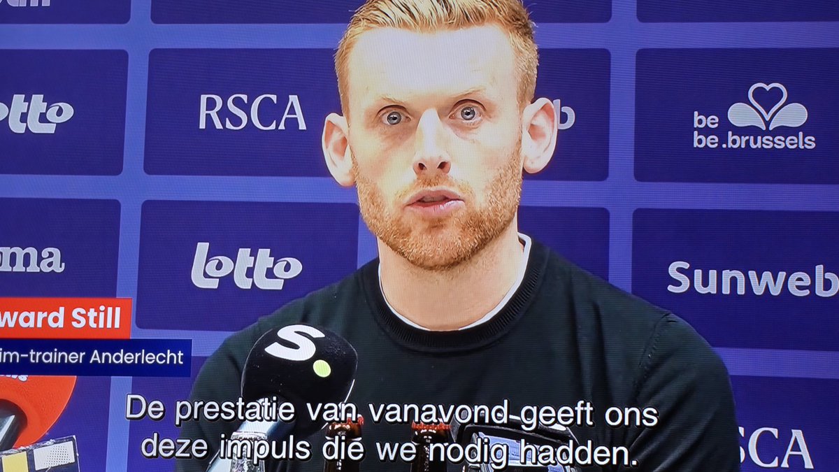moenaert's tweet photo. VTM brengt verslag van #andant. Enkel Anderlecht komt aan bod, niemand van Antwerp. 🙁🧐 https://t.co/w1Zarb6Cn6