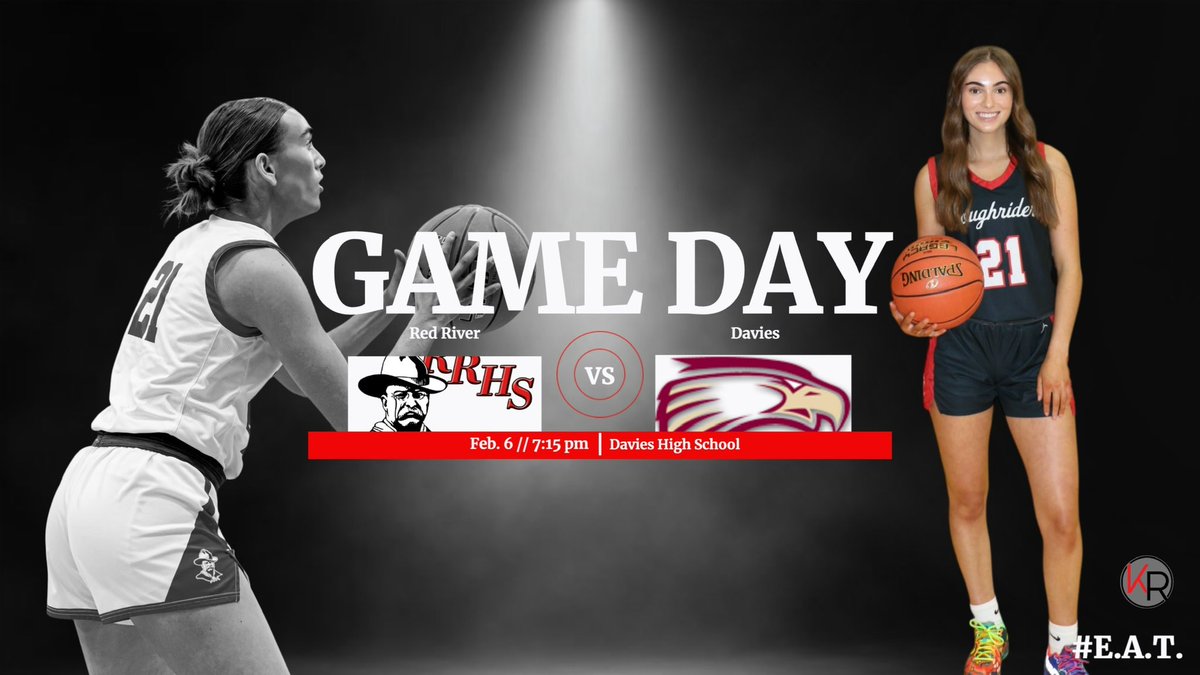 Riders on the road to take on the Davies Eagles
C at 4:15
JV at 5:45
Varsity at 7:15
#EAT