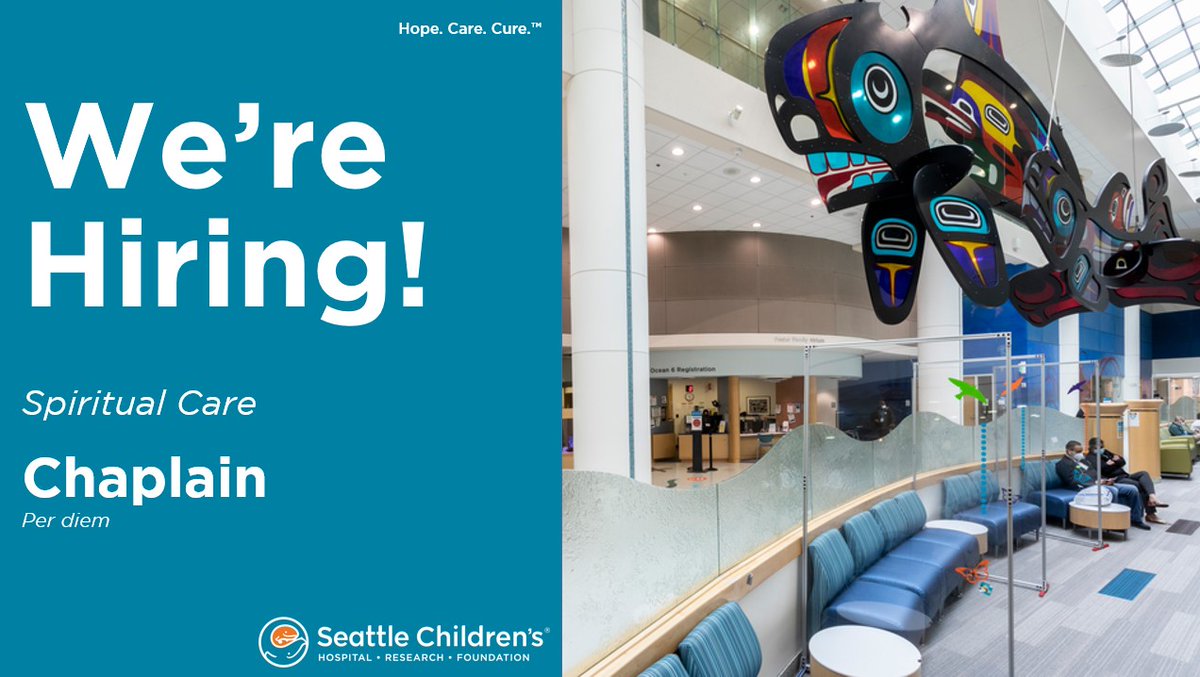We’re seeking a compassionate Chaplain to provide spiritual, emotional, and educational support to our patients, families, and staff.
Join Us! careers.seattlechildrens.org/us/en/job/R261…