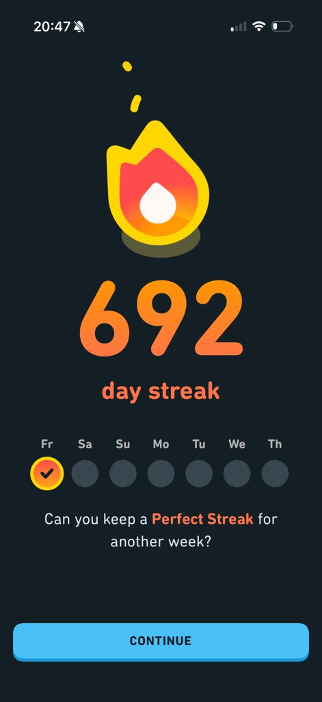 RemiliasRealm's tweet photo. Woop woop 😀 @duolingo https://t.co/A1jCiQNUrk