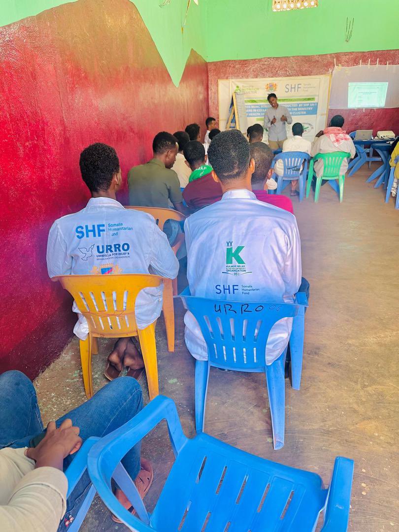 krdo_org_so's tweet photo. Joint Mass MUAC Screening Training successfully conducted in Qansah-Dhere District through collaboration between MoH, Somalia Nutrition Cluster, and SHF SA-1 partners. Strengthening early detection of malnutrition to save lives.
#Nutrition #MUAC #Somalia https://t.co/l9gvZlCmcs