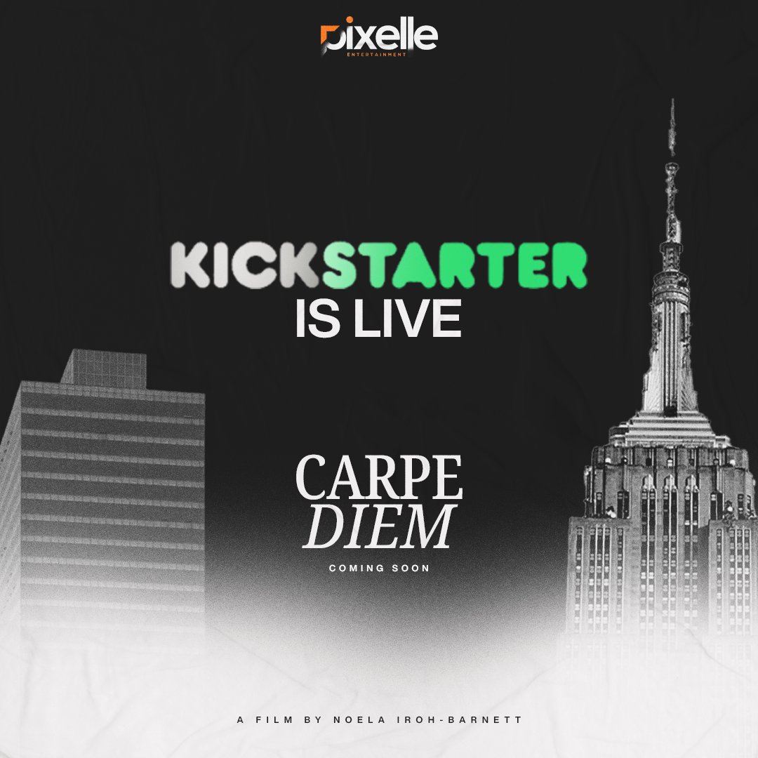 lettersfromuju's tweet photo. It starts here.
Our Kickstarter for Carpe Diem is officially live!
If this story resonates with you, this is your chance to be part of how it comes to life.

Link in bio.

#filmfunding #thingstoinvestin #touchinggrass #indiefilm #nigeriancinema https://t.co/IzQzGQZ4iD