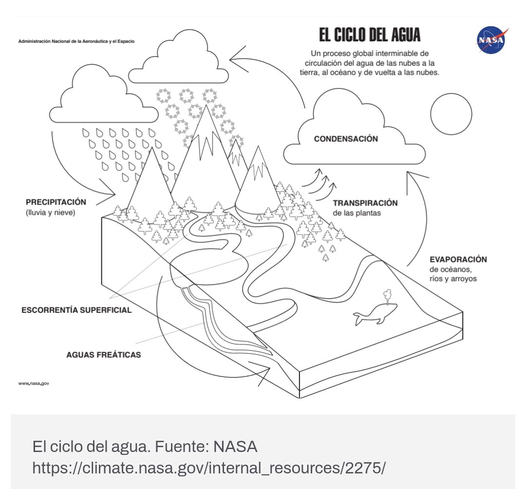 El ciclo del agua, 5° de primaria.

➡️ La frase de Abascal =
desconocimiento completo y absoluto del ciclo del agua y de cómo funciona el ecosistema fluvial.