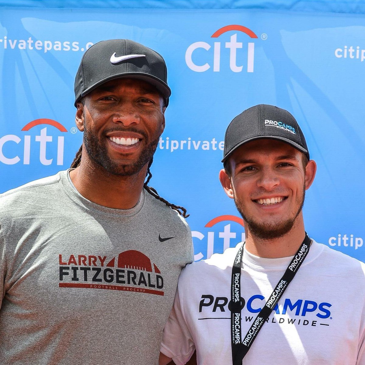 Congrats <a href="/LarryFitzgerald/">Larry Fitzgerald</a> on making the <a href="/ProFootballHOF/">Pro Football Hall of Fame</a> !! 

Can’t think of a better example of a first ballot Hall of Famer, on &amp; off the field.