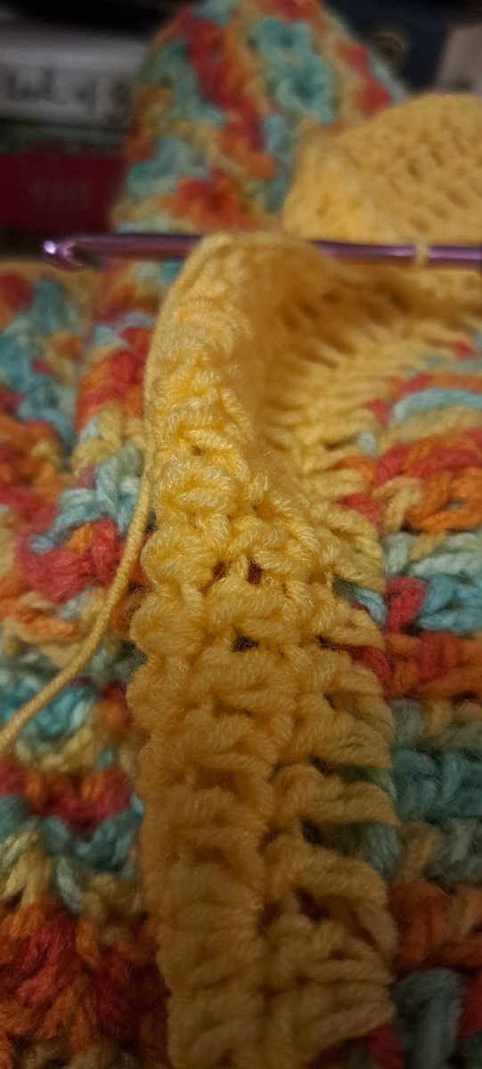 An injection of colour on what feels like days of gloomy grey ones ...... I'm working on the next postbox topper 📮

#February2026
#greydays
#crochet
#YarnArt