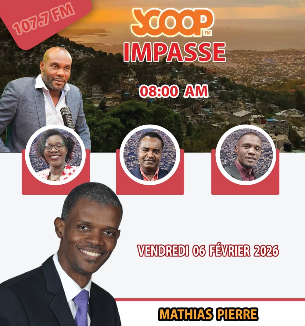 Je suis encore en direct sur Scoop FM 107.7 avec GPPC et équipe sur Haiti Débat.