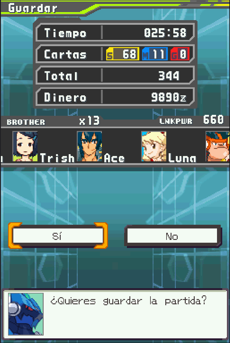 Transcene's tweet photo. ¡Llevamos casi 26 horas testeando Mega Man Starforce 3 y ya estamos a solo dos capítulos de terminar la historia principal!

¡Estamos viendo todos los diálogos, hablando con todos los NPC y examinando hasta la última piedra para que todo esté perfecto cuando lo juguéis! https://t.co/6RkDeLBP5H