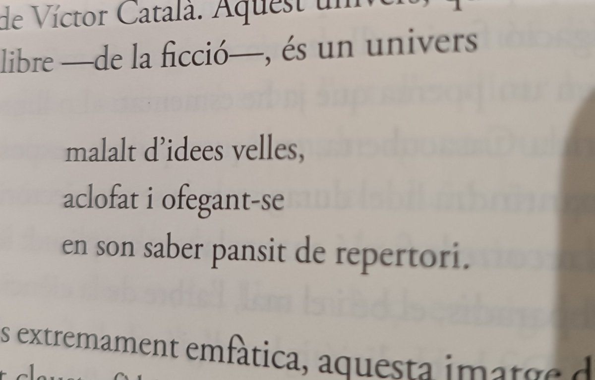 Pots dir "ets poc original" o pots ser Víctor Català i dir: