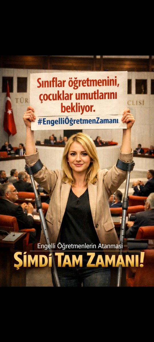 📍Engelli Öğretmenler devletine güvenerek bekliyor.

<a href="/RTErdogan/">Recep Tayyip Erdoğan</a> <a href="/dbdevletbahceli/">Devlet Bahçeli</a> <a href="/Yusuf__Tekin/">Yusuf Tekin</a> 

📎#EngelliÖğretmenEKPSS2024 Kaymakamımız Sn #segmn #SesimiziDuyanVarMı Ali Kaya #Erzincan Talisca Murat Övüç #Forvetİstiyoruz Oğuz Aydın📎