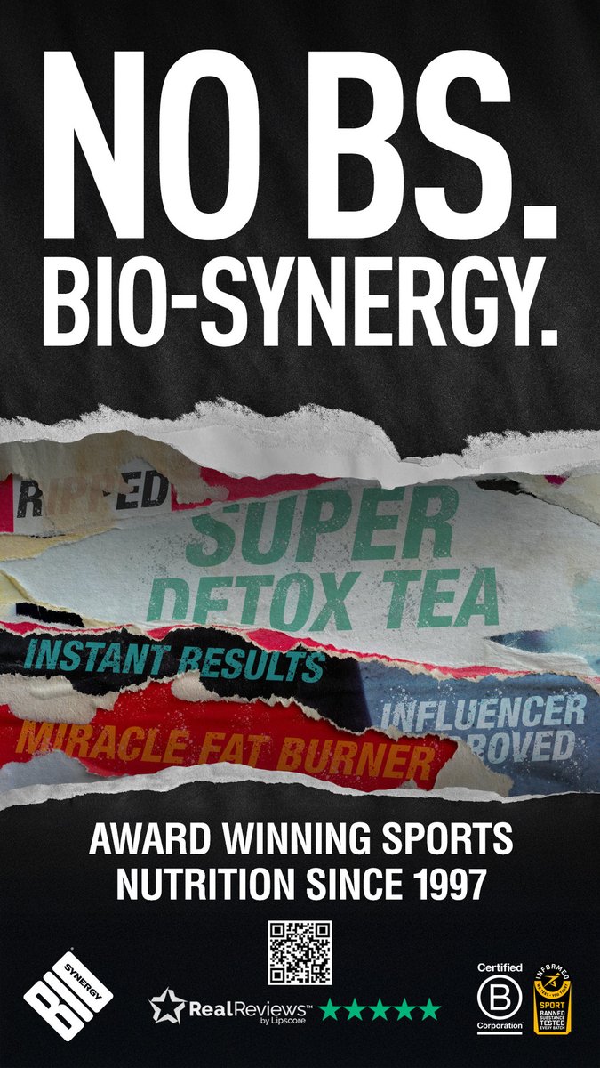 Biosynergy's tweet photo. Quality since 1997 #NoBS https://t.co/KLTLiTtxu0