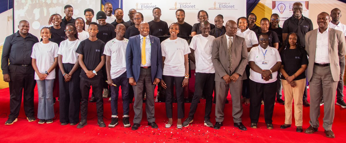 AlooBecky's tweet photo. Behold the launch of the University of Eldoret Innovation Club! Happy that what was once just my brain child has come to life and the future looks bright for it! @KENIAupdates https://t.co/oK8k1sci4K