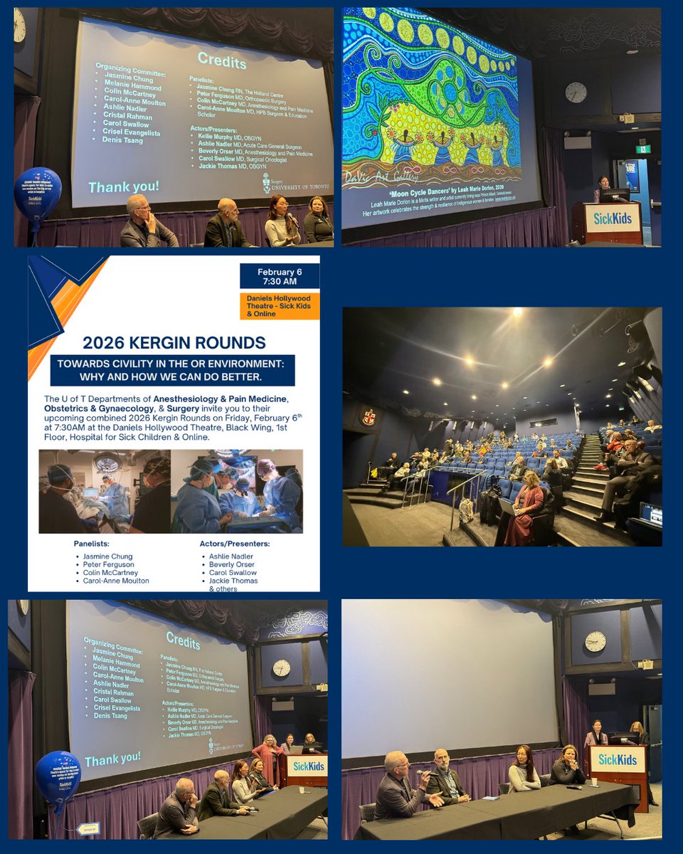 UofTSurgery's tweet photo. The level of engagement was incredible at the 2026 Kergin Rounds earlier this morning, as members from different departments &amp; backgrounds set to answer a critical question: "why &amp; how can we do better when it comes to civility in the OR environment?" @UofTanesthesia @uoftobgyn https://t.co/k2hBccuHEw