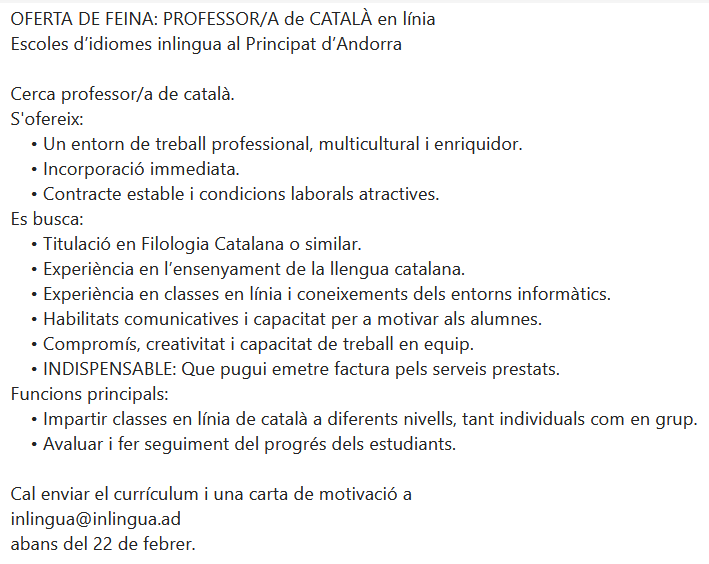 Feina de Filologia Catalana tweet media