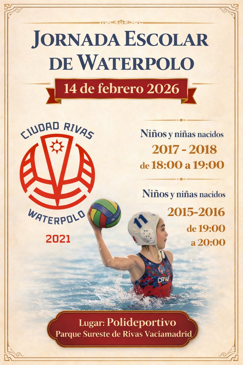 Club Waterpolo Ciudad de Rivas tweet media