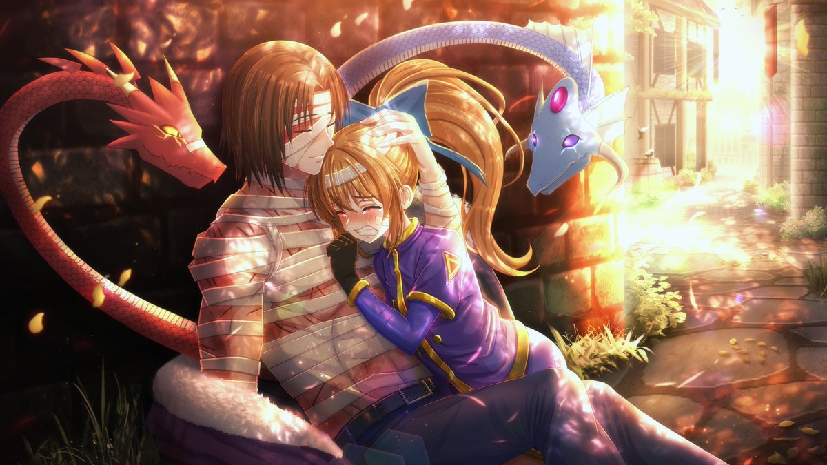 アシュプリ ― バカ

前のイラストの設定から数日後が舞台です✨

プ「……もう二度とあんなことしないって、約束して」
ア「…ごめん、その約束はできないよ…。だって僕は君の為なら、何度でも命を投げ出すと思うから」
プ「……バカ」