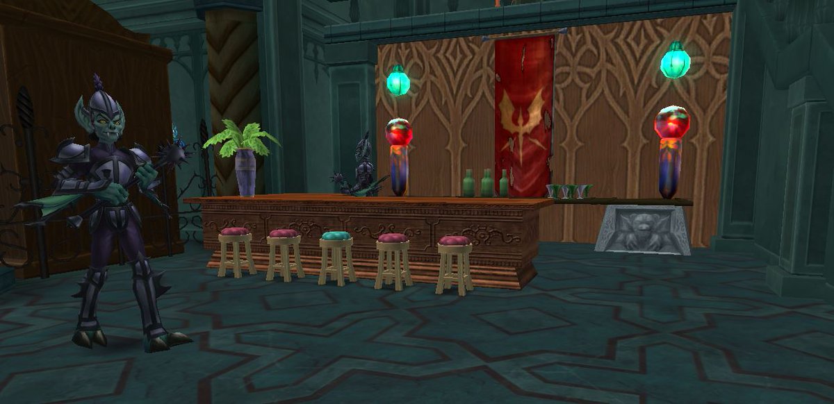 Had to use up some of the furniture I've been getting lately. The Graveholm Inn needed a place to quench your thirst. :)