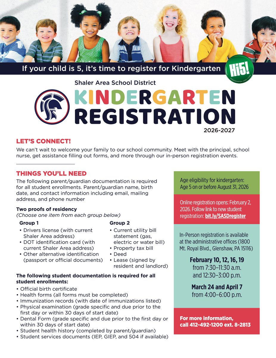 Shaler Area Schools tweet media