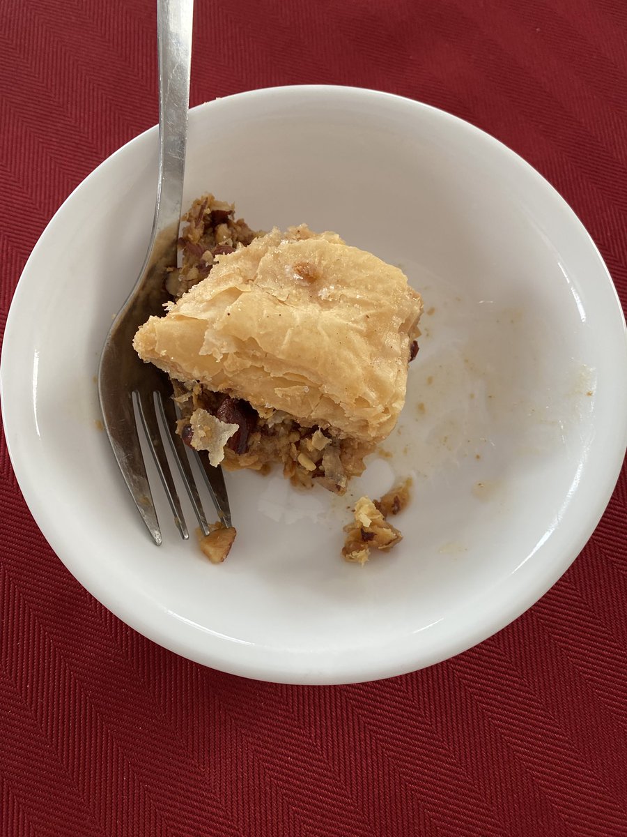 elsicour's tweet image. Never met a baklava I didn’t like. 
#GreekLife