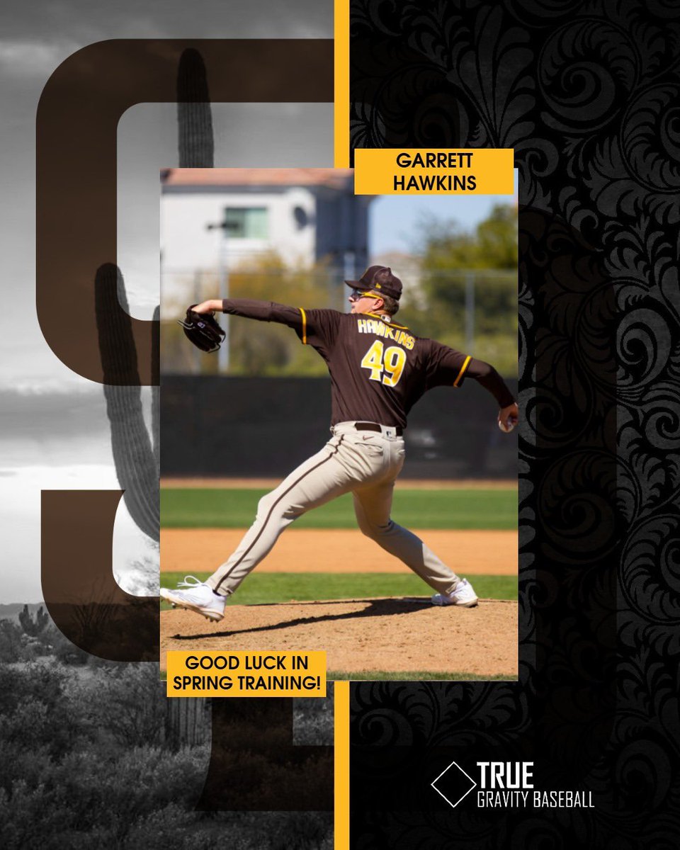 🦅 HAWK 🦅

Best of luck to #Padres 2025 Minor League Pitcher of the Year and recent 40-man roster addition Garrett Hawkins this spring! 

<a href="/garretthawkins_/">Garrett Hawkins</a> | #TGBaseball