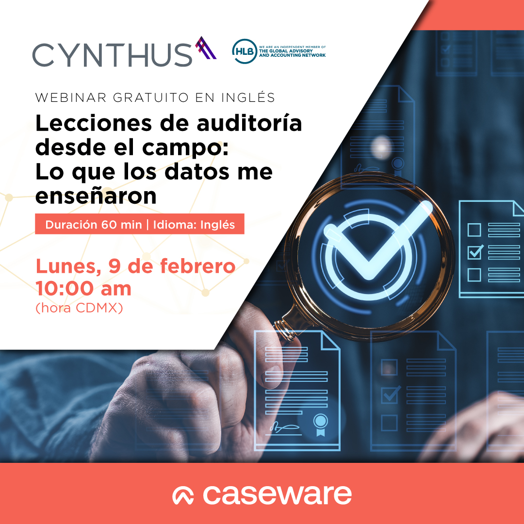 #Webinar en inglés. Aplica IDEA para trabajar de forma más inteligente, detectar riesgos ocultos y mejorar resultados.

Paul Chaney, especialista en auditoría y analítica en FedEx, Walmart y gobierno compartirá experiencias reales. 

Regístrate aquí
👉register.gotowebinar.com/register/79243…