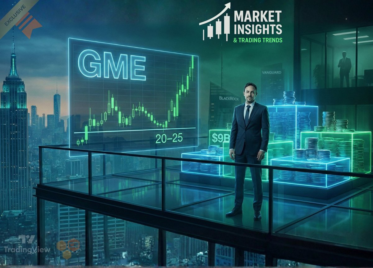 ktusing34's tweet image. GameStop is quietly setting up as one of the most asymmetric trades in the market.

Cash-heavy balance sheet, Cohen loading size, Burry calling it long-term value...

Yesterday’s edition? -&amp;gt; 2 ideas already green 💰

Today’s GME setup? Levels above that.

open.substack.com/pub/ktusing34/…