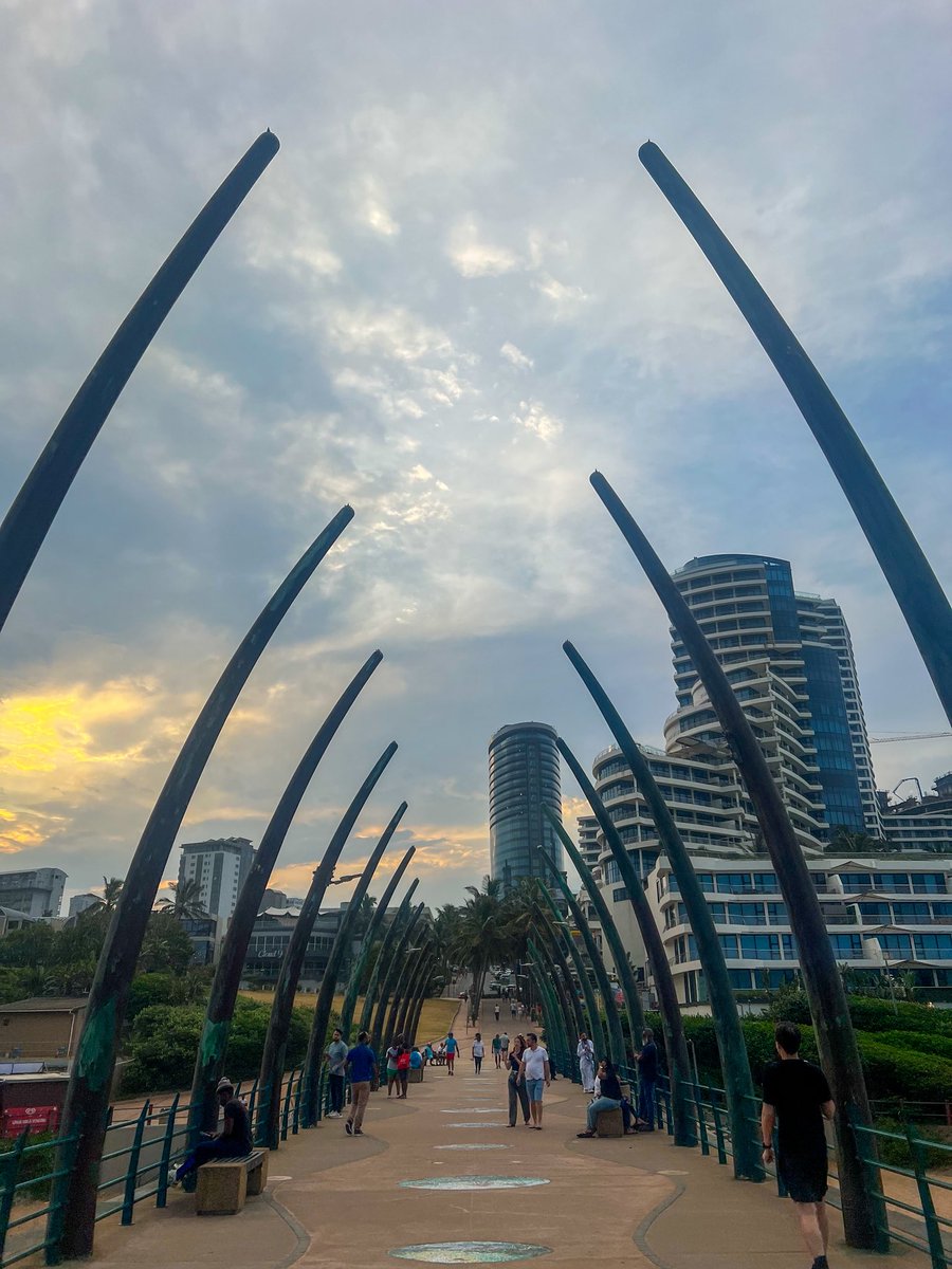 Walk with us and experience Durban views 🌊🐠🎣 
#CpttwinsExplore #Beach #durban