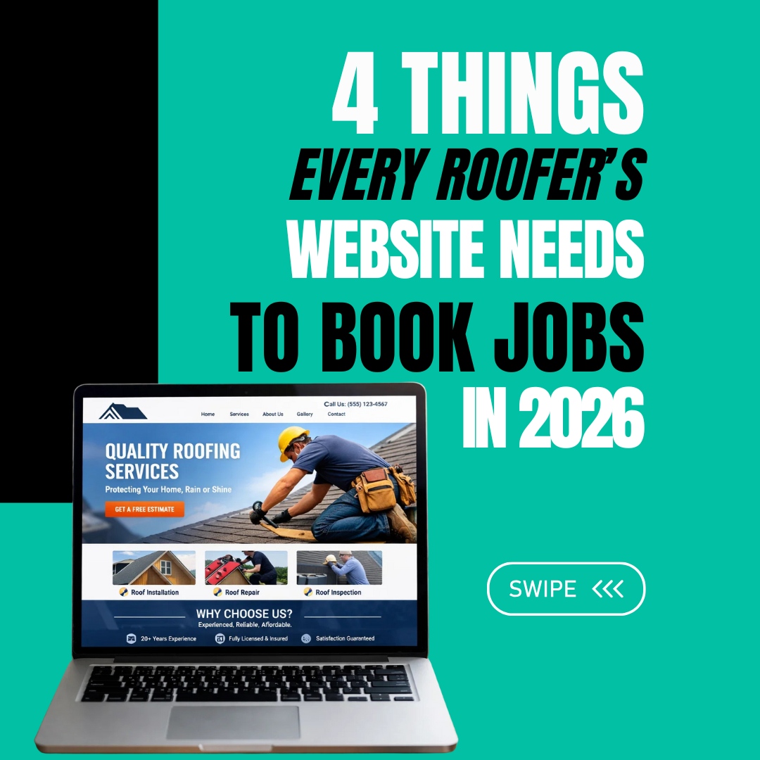 ehlen_analytics's tweet photo. Your roofing website shouldn’t just look good. It should book jobs 🏠📲
If it’s missing key essentials, you could be leaking leads daily ⚠️
Run this checklist and see how your site stacks up 👀✅
#roofingmarketing #contractorwebsite #leadgeneration https://t.co/q6LmIRJa6p