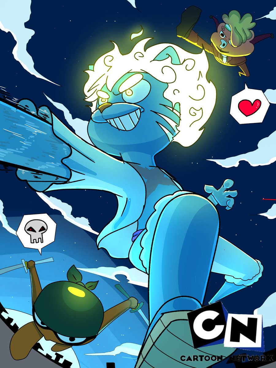 Gumball x One piece♥️
#CartoonNetwork 
#tawog 
#Gumball