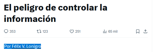 PonzistaAnti's tweet photo. Ahora El Ministerio de la Verdad determina que es FALSA una nota de opinion, firmada por un periodista que dio su opinion

Porque El Estado puede decirle a un periodista que es falsa su creencia de que el gobierno tuvo un accionar nazi o fascista, es SU OPINION

No es ni falsa ni verdadera, es suya, propia