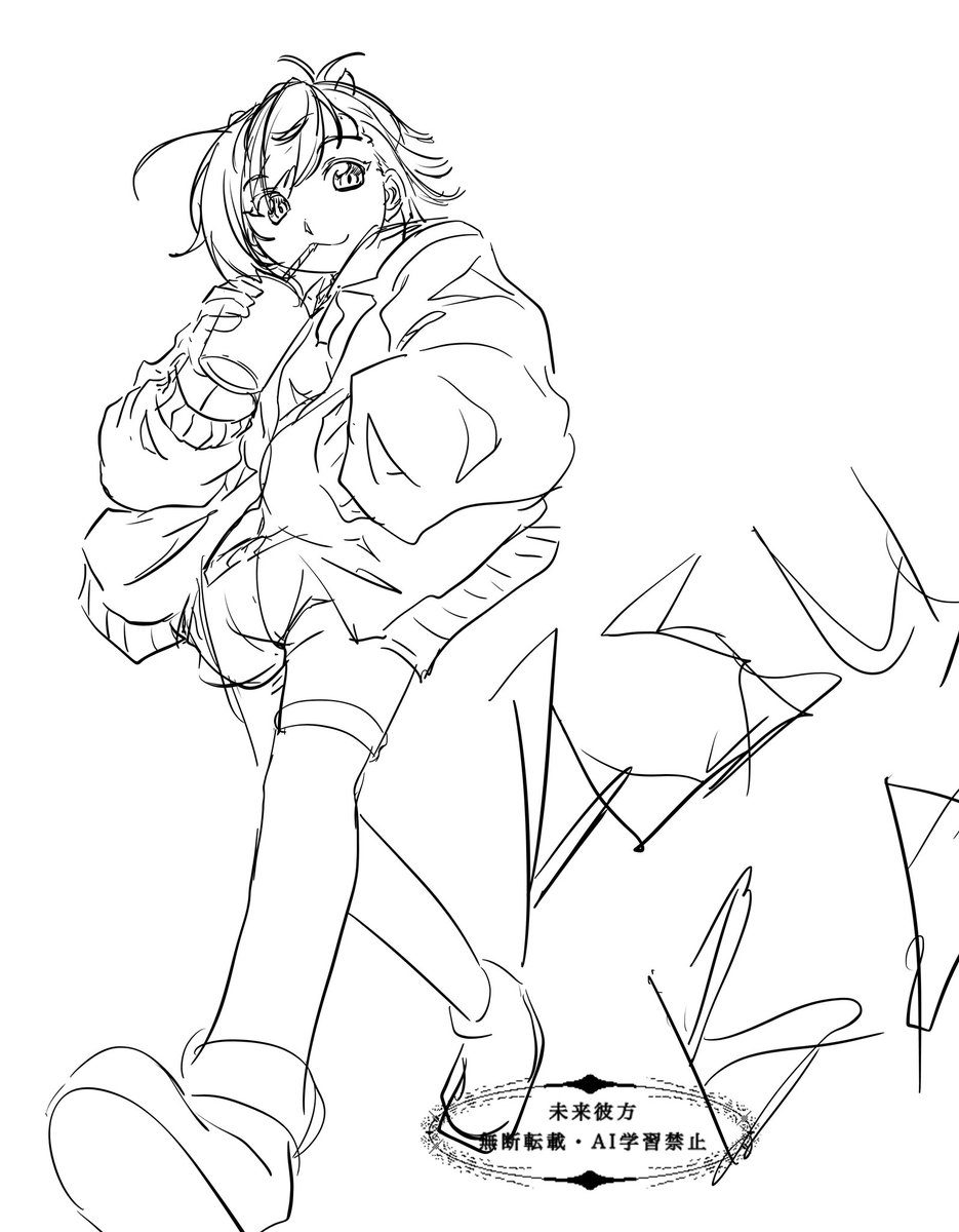 今年初めての投稿になります^_^

フォロワーのVtuberさんを描いてみました^_^
蒼澄あすか(<a href="/asuka_reactor/">蒼澄あすか@固定ポスト見てね</a> )さんになります。

#イラスト
#落書き
#ファンアート