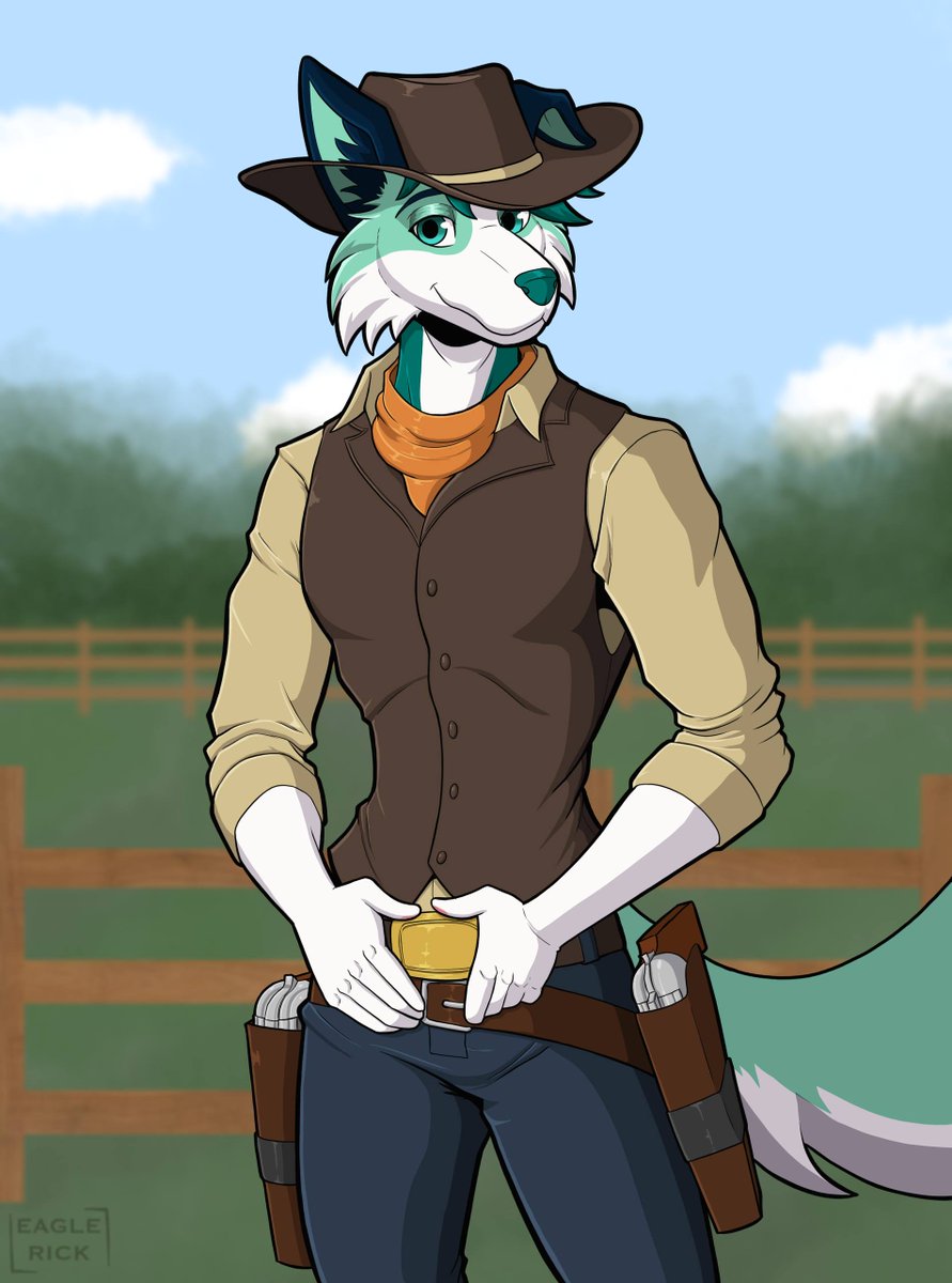 Collie cowboy 

Gift for my friend <a href="/soy_frutos/">soy frutos☕🍂✨</a>