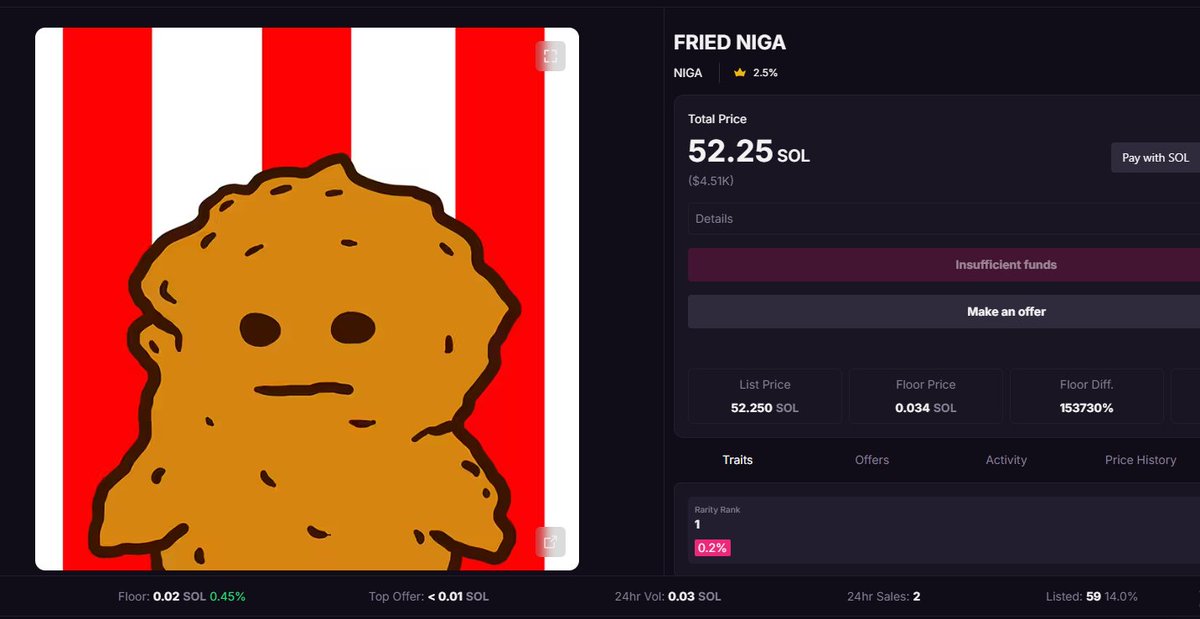 shrimpledotfun's tweet photo. @rawsalerts yooo @nigawifshlong got a kfc 1/1 nft - FRIED NIGA https://t.co/FDnMNOcaSp https://t.co/OfvHa9mGuP