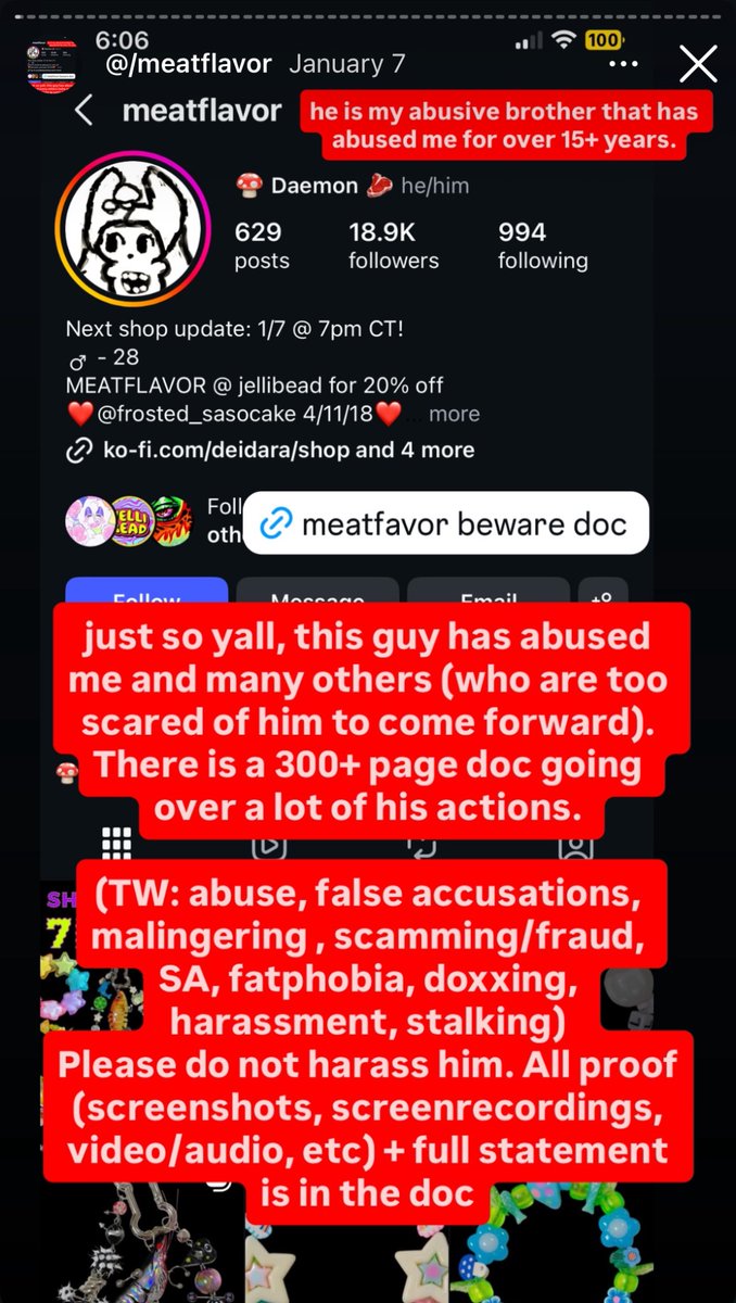 DEADALIVEGUY_'s tweet photo. also since im coming back id like to spread this since a certain extremely popular artist here (and formerly a mutual) has done tons of crazy horrible shit (link below) https://t.co/INeFeSdvMm