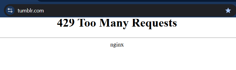 prChung18's tweet photo. Tumblr! Down on a Friday night? Nooooooooooo!! What the actual hell? No browser or App access. Not fair, man. https://t.co/r3vvj5C4EA