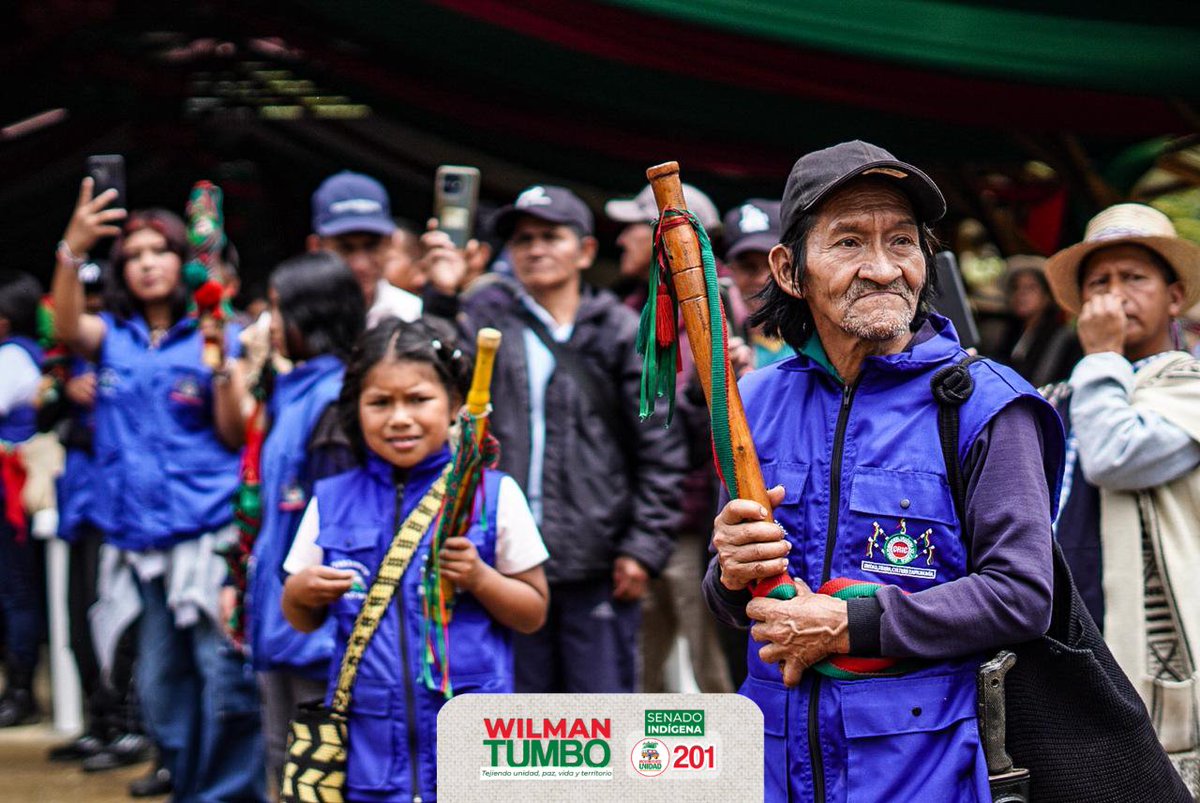wilmantumbo201's tweet image. Desde el Resguardo Indígena de San Lorenzo, Cauca, compartimos la palabra con la comunidad.

🗳️ Tarjetón rosado | 🚌 Chiva | ✏️ 201
#Chiva201 #SanLorenzo #Unidad