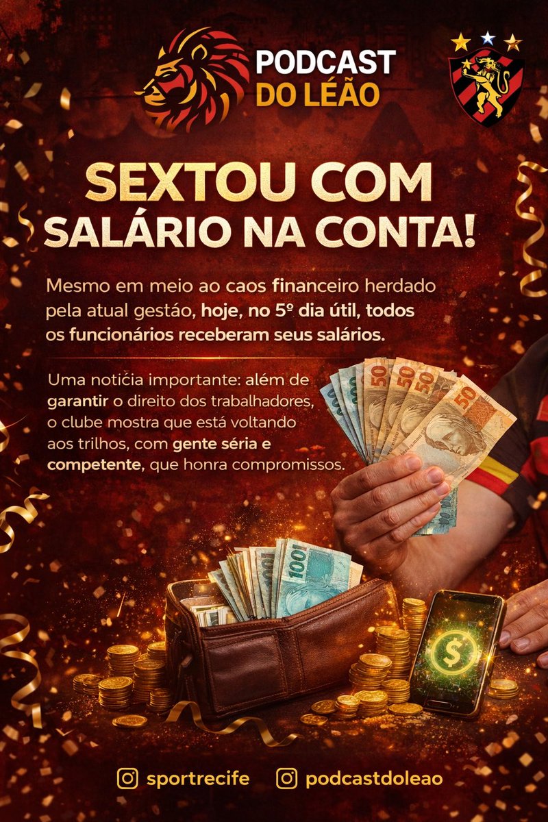 Fez o pix! ⚫️🔴🦁