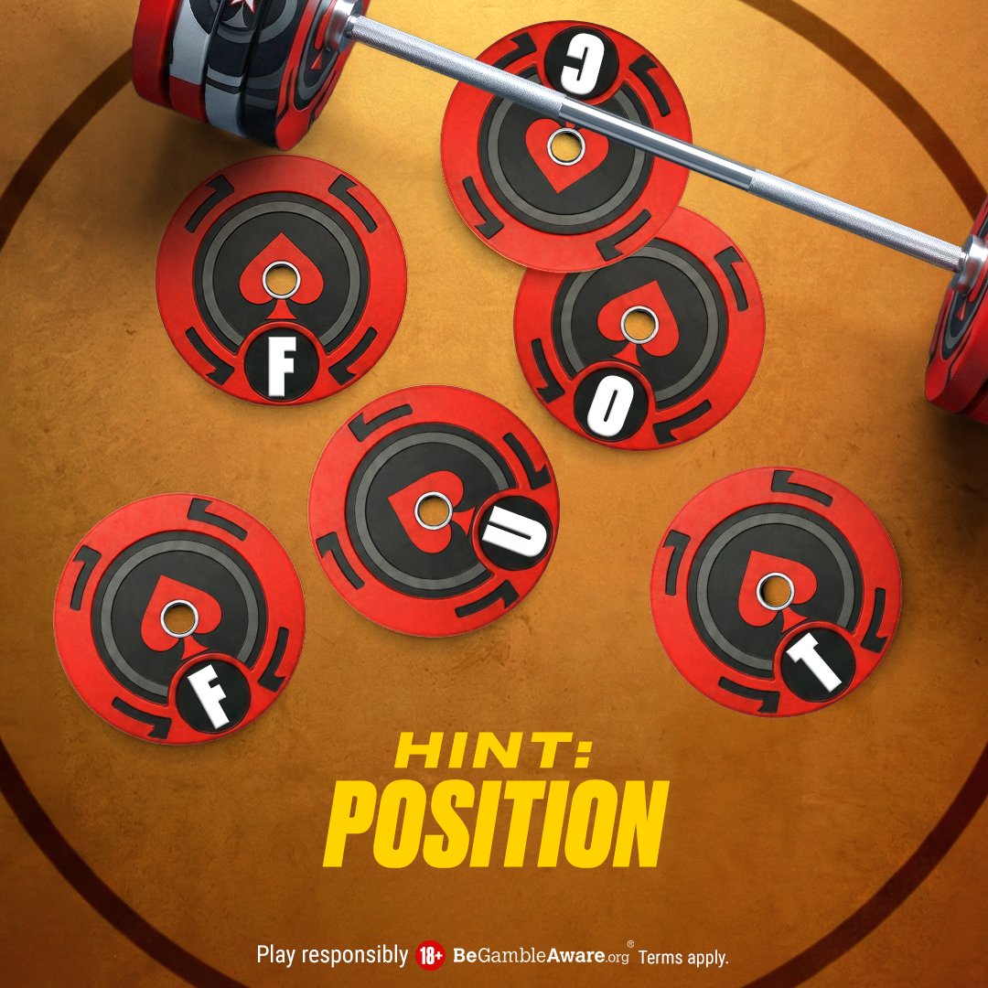 🏆 GIVEAWAY 🏆
 
Position is Power 💪 Can you solve the puzzle? 👇 

TEN $5.50 tickets to be won!
Reply with [StarsID] + #SCOOPWarmUp by Sun, 20:00.
T&amp;Cs: psta.rs/UKTC