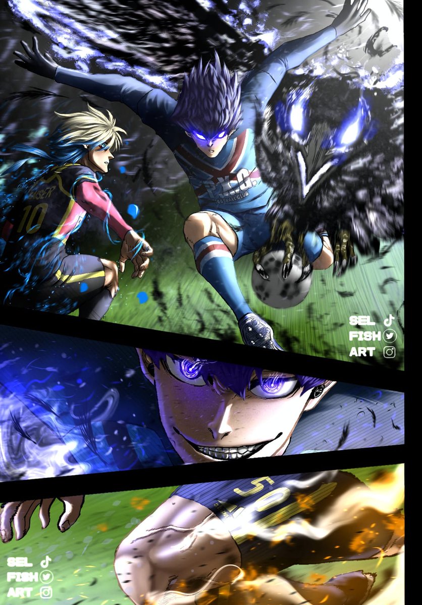 La única vez que Karasu estuvo cerca de tener ese despertar tipo Cuervo fue en el episodio de Nagi. Antes, su aura del cuervo nunca se "fusionó" con su cuerpo. Ni en su primera aparición pero si es mas notoria su aura en partido de Bastard vs Pxg