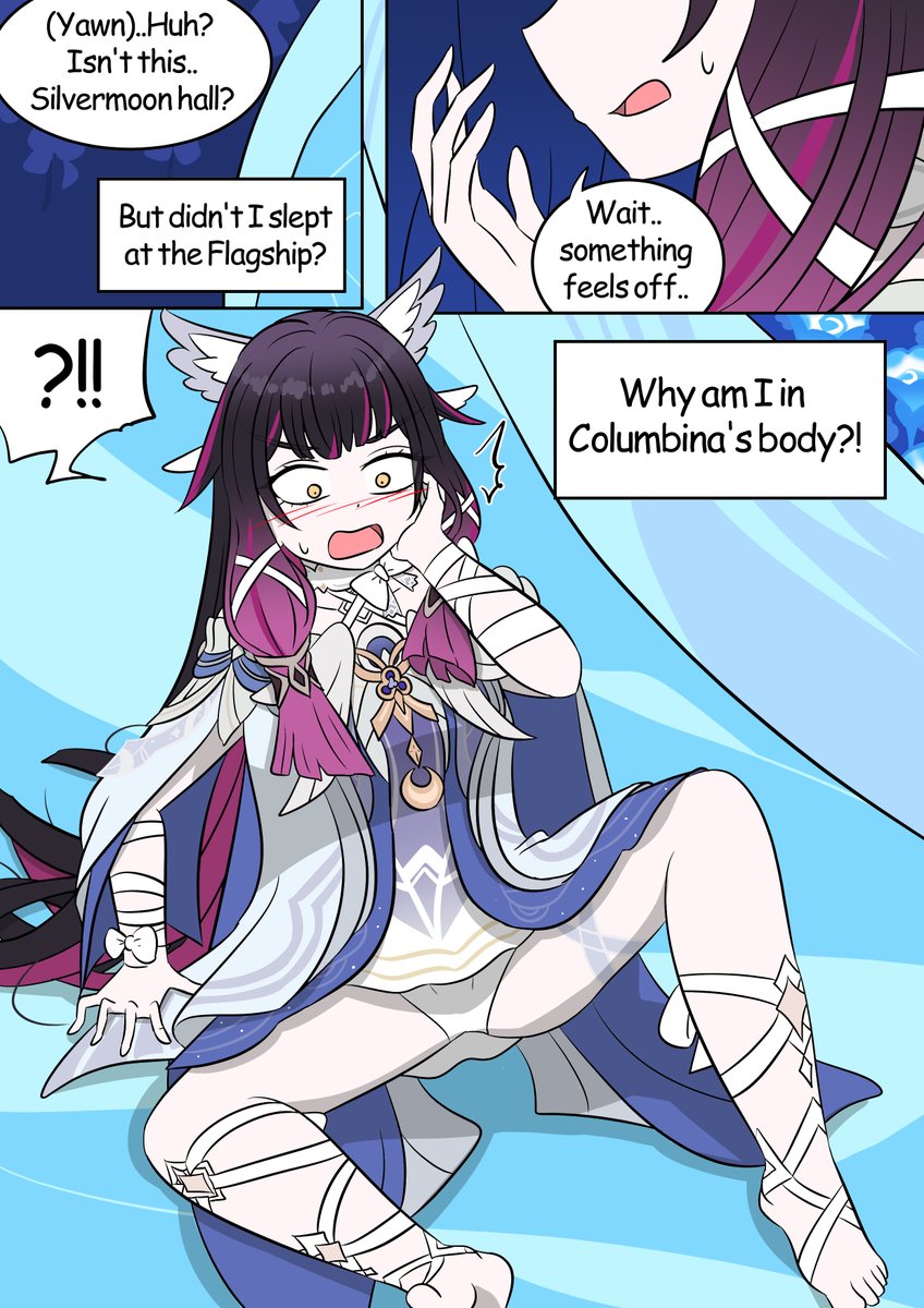 tsfbunnyboy's tweet photo. #GenshinImpact #TSF #TS 
Actually it was Aether who swapped others unconsciously https://t.co/3XGzU83J5A