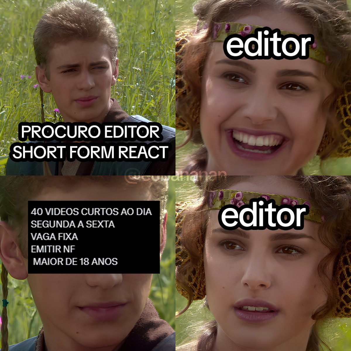Literalmente

⬇ VAGA DE EDITOR | PROCURO EDITOR DE VÍDEO ⬇