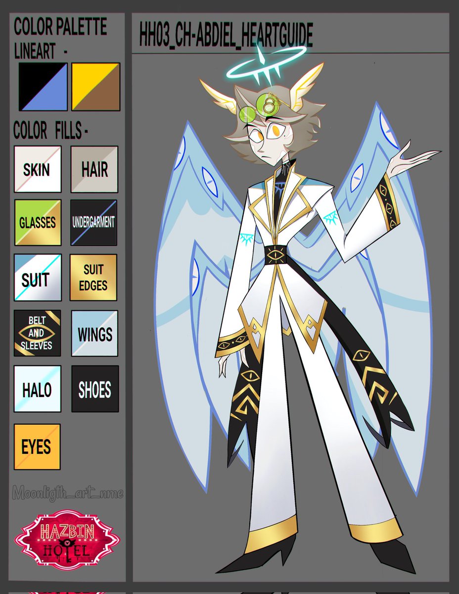 Les presento a un nuevo Oc...bueno en si es un rediseño jajaja 
Les presento nuevamente a Abdiel 🧪⚙️ 
#HazbinHotel #HazbinHotelFanart #hazbinhotelseason2 #HazbinHotelOC