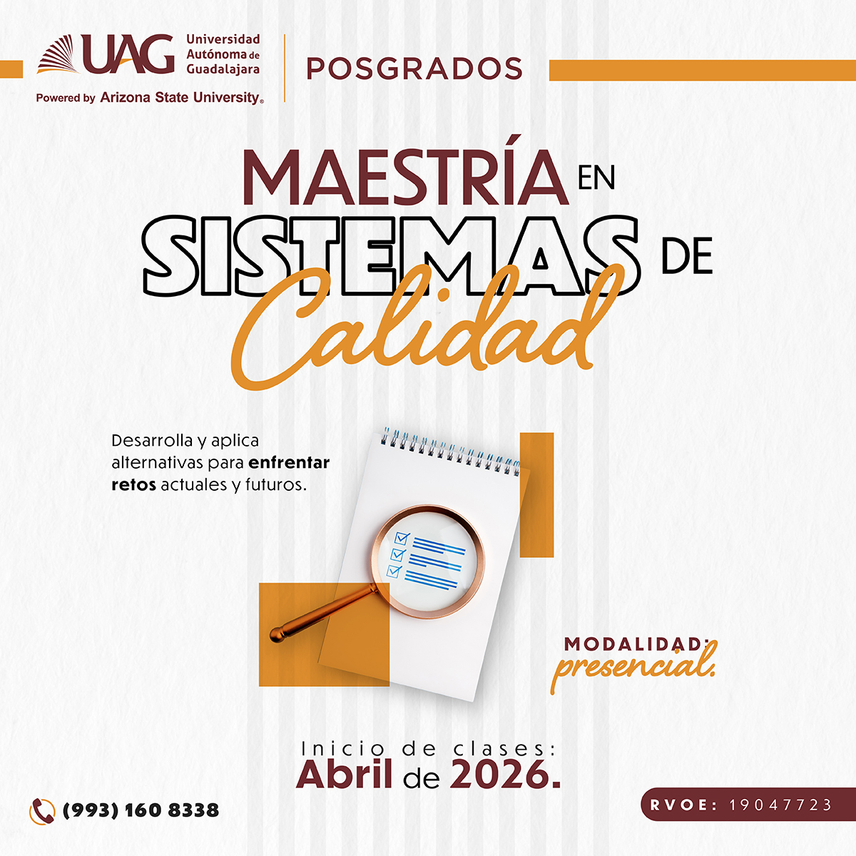 📈 ¿𝗟𝗶𝘀𝘁𝗼 𝗽𝗮𝗿𝗮 𝗰𝗼𝗻𝘃𝗲𝗿𝘁𝗶𝗿𝘁𝗲 𝗲𝗻 𝘂𝗻 𝗲𝘅𝗽𝗲𝗿𝘁𝗼 𝗲𝗻 𝗦𝗶𝘀𝘁𝗲𝗺𝗮𝘀 𝗱𝗲 𝗖𝗮𝗹𝗶𝗱𝗮𝗱?

📍 𝗠𝗼𝗱𝗮𝗹𝗶𝗱𝗮𝗱 𝗽𝗿𝗲𝘀𝗲𝗻𝗰𝗶𝗮𝗹 | Sábados de 8:00 a.m. a 6:00 p.m.

👉 ¡𝗦𝗼𝗹𝗶𝗰𝗶𝘁𝗮 𝗶𝗻𝗳𝗼𝗿𝗺𝗮𝗰𝗶ó𝗻!